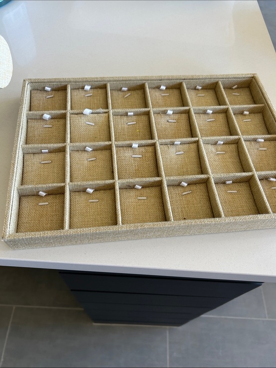Other - Jewelry Display Tray in Natural Beige – Home Storage & Organization